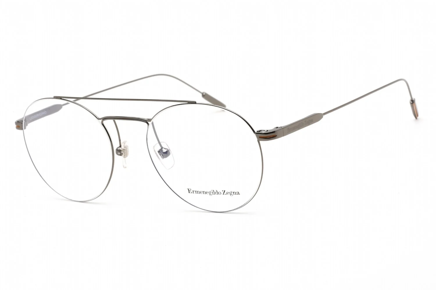 ERMENEGILDO ZEGNA EZ5218-008-51 Eyeglasses Size 51mm 19mm 145mm gunmetal Men