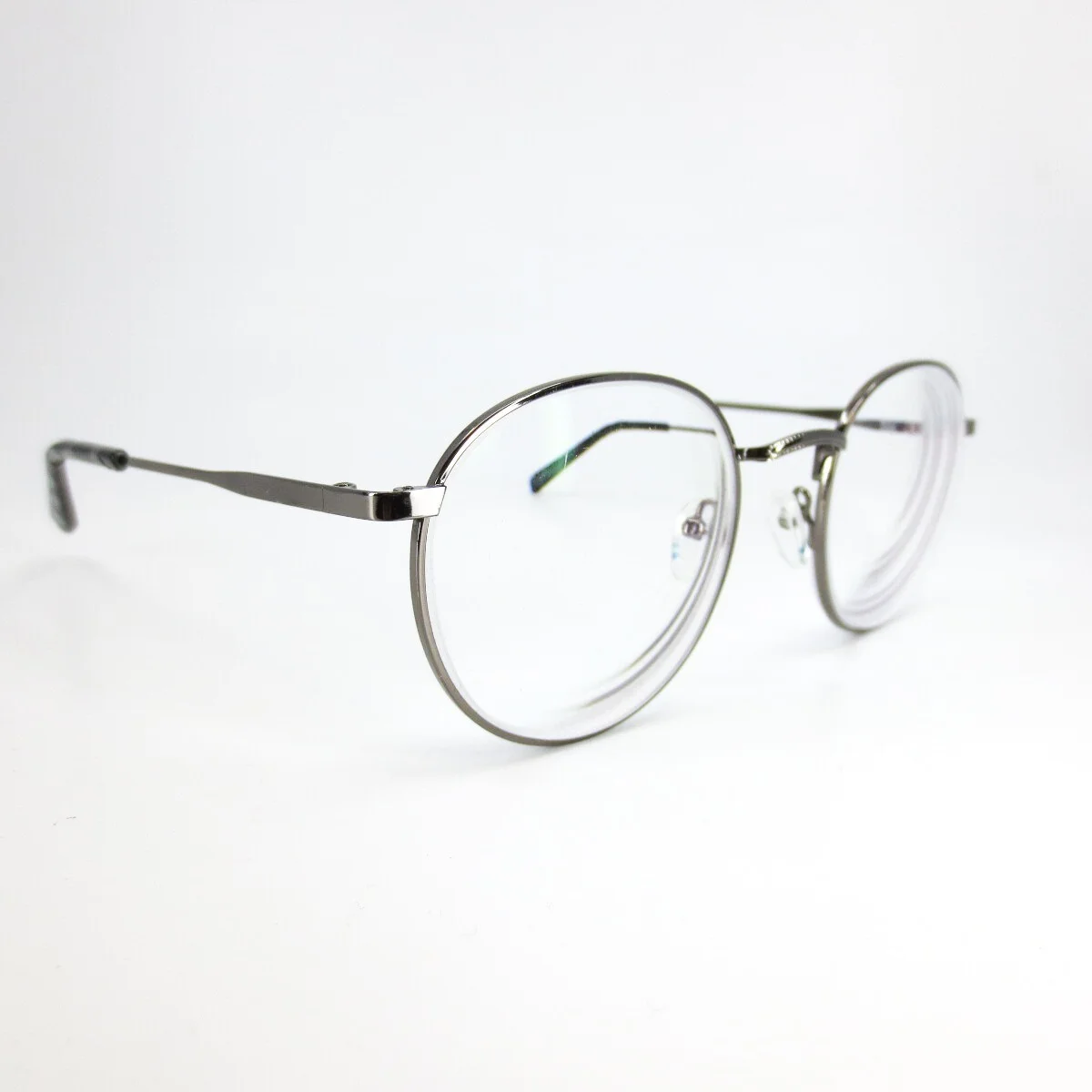 MM20204 Gunmetal Round Full Rim Mens Eyeglasses 51[]21 145 mm 4